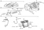 Diagram NAVIGATION & FRONT MONITOR DISPLAY for your 2024 TOYOTA COROLLA Nightshade Sedan