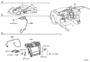 Diagram NAVIGATION & FRONT MONITOR DISPLAY for your 2024 TOYOTA COROLLA Nightshade Sedan