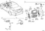 Diagram NAVIGATION & FRONT MONITOR DISPLAY for your 2024 TOYOTA COROLLA Nightshade Sedan