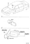 Diagram MIRROR for your 1998 TOYOTA AVALON XL 3000CC 24-VALVE DOHC EFI, AUTOMATIC  4-SPEED