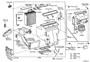 Diagram HEATING & AIR CONDITIONING - COOLER UNIT for your 2000 TOYOTA TUNDRA