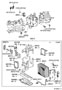 Diagram HEATING & AIR CONDITIONING - COOLER UNIT for your 2003 TOYOTA TUNDRA