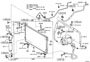 Diagram HEATING & AIR CONDITIONING - COOLER PIPING for your TOYOTA