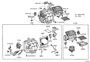 Diagram HEATING & AIR CONDITIONING - COOLER UNIT for your 2009 TOYOTA FJ CRUISER 4000CC 24-VALVE DOHC EFI, AUTOMATIC