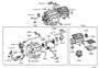 Diagram HEATING & AIR CONDITIONING - COOLER UNIT for your 2012 TOYOTA SIENNA