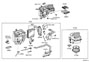 Diagram HEATING & AIR CONDITIONING - COOLER UNIT for your 2018 TOYOTA AVALON