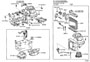 Diagram HEATING & AIR CONDITIONING - COOLER UNIT for your 2000 TOYOTA ECHO