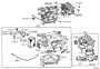 Diagram HEATING & AIR CONDITIONING - HEATER UNIT & BLOWER for your 2003 TOYOTA RAV 4 EV