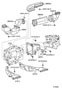 Diagram HEATING & AIR CONDITIONING - CONTROL & AIR DUCT for your TOYOTA TACOMA