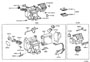 Diagram HEATING & AIR CONDITIONING - COOLER UNIT for your 2000 TOYOTA ECHO