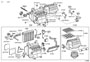 Diagram HEATING & AIR CONDITIONING - COOLER UNIT for your 2000 TOYOTA SOLARA