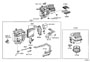 Diagram HEATING & AIR CONDITIONING - COOLER UNIT for your 2018 TOYOTA AVALON