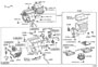 Diagram HEATING & AIR CONDITIONING - COOLER UNIT for your 2006 TOYOTA PRIUS