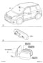 Diagram MIRROR for your TOYOTA CRESSIDA