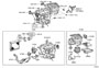 Diagram HEATING & AIR CONDITIONING - COOLER UNIT for your 2009 TOYOTA HIGHLANDER