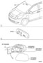 Diagram MIRROR for your TOYOTA CRESSIDA