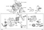 Diagram HEATING & AIR CONDITIONING - COOLER UNIT for your 2005 TOYOTA AVALON