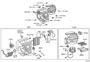 Diagram HEATING & AIR CONDITIONING - COOLER UNIT for your 2010 TOYOTA SEQUOIA