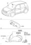 Diagram MIRROR for your TOYOTA CRESSIDA