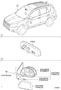 Diagram MIRROR for your TOYOTA CRESSIDA