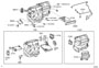 Diagram HEATING & AIR CONDITIONING - COOLER UNIT for your 2020 TOYOTA 4RUNNER TRD Off-Road Premium