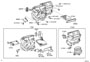 Diagram HEATING & AIR CONDITIONING - COOLER UNIT for your 2020 TOYOTA 4RUNNER TRD Off-Road Premium