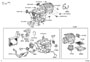 Diagram HEATING & AIR CONDITIONING - COOLER UNIT for your 2006 TOYOTA PRIUS