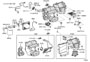 Diagram HEATING & AIR CONDITIONING - COOLER UNIT for your 2006 TOYOTA MATRIX