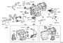 Diagram HEATING & AIR CONDITIONING - COOLER UNIT for your 2006 TOYOTA PRIUS