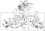 Diagram HEATING & AIR CONDITIONING - COOLER UNIT for your 2014 TOYOTA RAV4