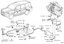 Diagram HEATING & AIR CONDITIONING - COOLER PIPING for your 2010 TOYOTA FJ CRUISER