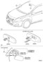 Diagram MIRROR for your TOYOTA CRESSIDA