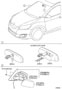 Diagram MIRROR for your TOYOTA CRESSIDA