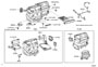 Diagram HEATING & AIR CONDITIONING - COOLER UNIT for your 2020 TOYOTA 4RUNNER TRD Off-Road Premium