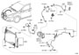 Diagram HEATING & AIR CONDITIONING - COOLER PIPING for your TOYOTA