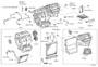 Diagram HEATING & AIR CONDITIONING - COOLER UNIT for your 2006 TOYOTA PRIUS