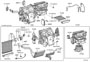 Diagram HEATING & AIR CONDITIONING - COOLER UNIT for your 2010 TOYOTA 4RUNNER 2700CC 16-VALVE DOHC EFI, AUTOMATIC  4-SPEED