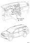 Diagram HEATING & AIR CONDITIONING - CONTROL & AIR DUCT for your 1982 TOYOTA LAND CRUISER