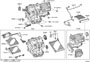 Diagram HEATING & AIR CONDITIONING - COOLER UNIT for your 2020 TOYOTA 4RUNNER TRD Off-Road Premium