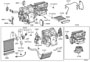 Diagram HEATING & AIR CONDITIONING - COOLER UNIT for your 2011 TOYOTA SIENNA