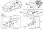 Diagram HEATING & AIR CONDITIONING - WATER PIPING for your TOYOTA