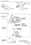 Diagram MIRROR for your TOYOTA CRESSIDA