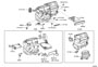 Diagram HEATING & AIR CONDITIONING - COOLER UNIT for your 2020 TOYOTA 4RUNNER TRD Off-Road Premium