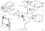 Diagram HEATING & AIR CONDITIONING - COOLER PIPING for your TOYOTA