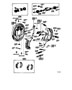 Diagram REAR DRUM BRAKE WHEEL CYLINDER & BACKING PLATE for your 2004 Scion XB 1500CC 16VALVE DOHC EFI, MANUAL