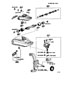 Diagram FRONT AXLE ARM & STEERING KNUCKLE for your 1995 TOYOTA 4RUNNER LOW DECK,PICKUP, DELUXE 3000CC EFI, MANUAL , 5-SPEED