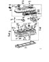 Diagram CYLINDER HEAD for your 1988 TOYOTA 4RUNNER VAN, SR-5 (WITH TURBO) 2400CC, AUTOMATIC  4-SPEED