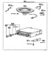 Diagram RADIO RECEIVER & AMPLIFIER & CONDENSER for your 1986 TOYOTA CAMRY