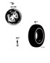 Diagram DISC WHEEL & WHEEL CAP for your 1992 TOYOTA MR2 T-BAR ROOF 2200CC 16-VALVE DOHC EFI, AUTOMATIC  4-SPEED