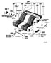 Diagram REAR SEAT & SEAT TRACK for your 1976 TOYOTA LAND CRUISER WAGON 3900CC:F TYPE